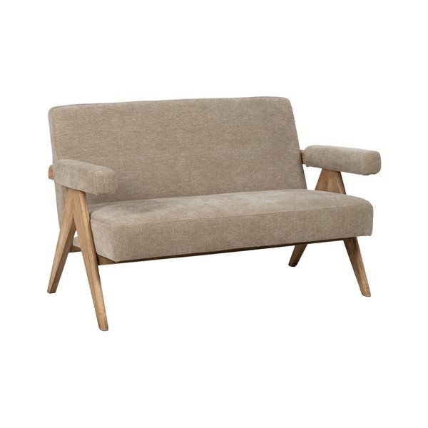 Bež sofa od šenila 134 cm Rest – Ixia-image-2