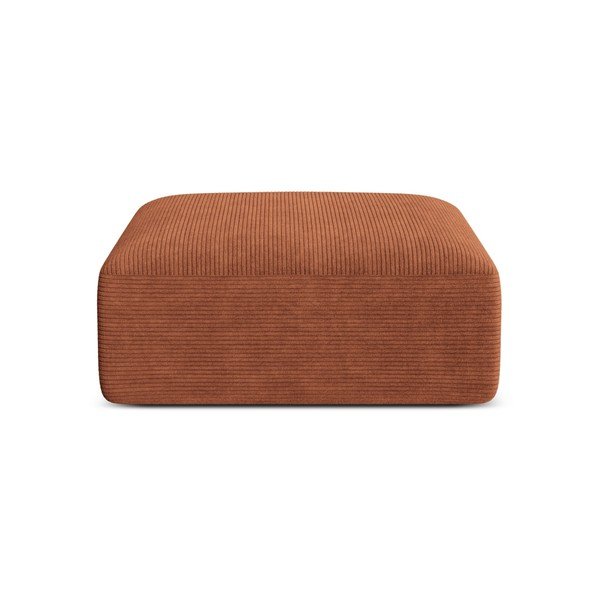 Tabure od samta boje terakote Campi – Cosmopolitan Design-image-1