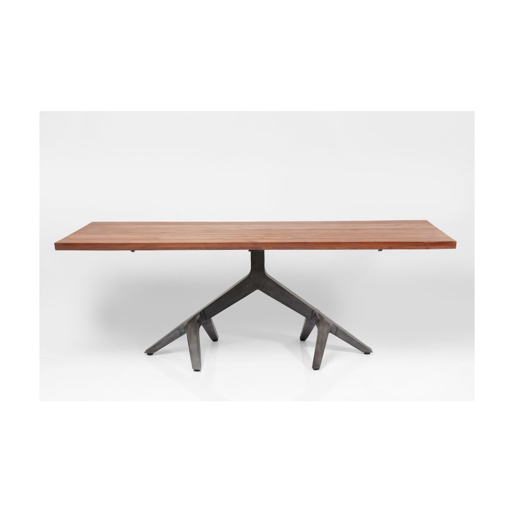 Blagovaonski stol od bagremovog drveta Kare Design Roots, 220 x 100 cm