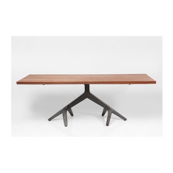 Blagovaonski stol od bagremovog drveta Kare Design Roots, 220 x 100 cm
