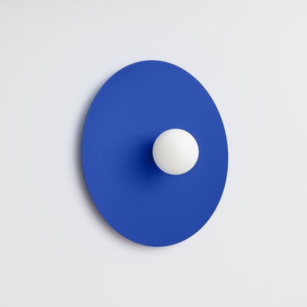 Tamno plava metalna zidna lampa ø 50 cm AKE – Thoro-image-4