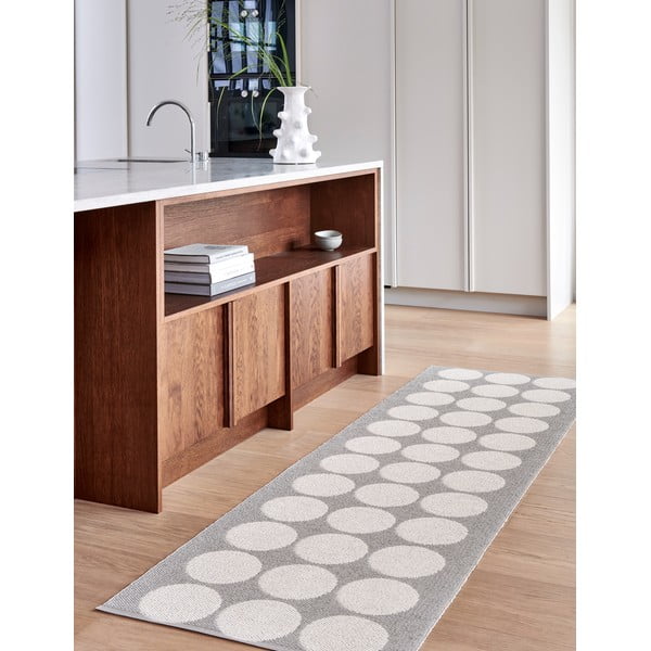 Bež/krem unutarnja i vanjska staza 70x240 cm Hugo Linen Vanilla – Pappelina-image-1