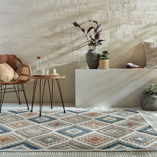 Krem vanjski tepih 200x290 cm Zion Natural – Flair Rugs
