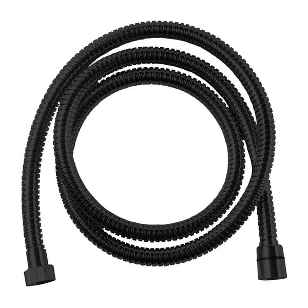 Mat crno crijevo za tuširanje od nehrđajućeg čelika Powerflex – Sapho-image-1