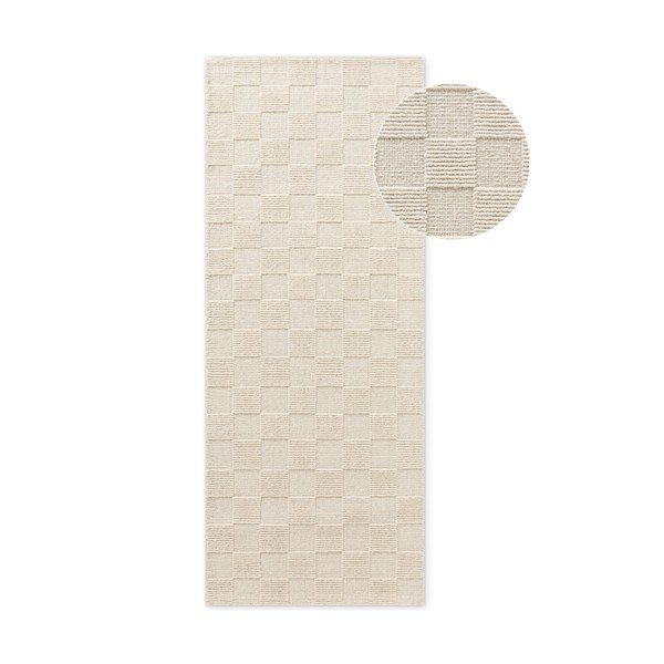 Krem ručno rađena vunena staza 80x200 cm Scala – Villeroy&Boch