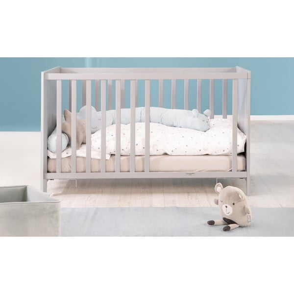 Sivi/smeđe-sivi dječji krevet 60x120 cm Hamburg – Roba-image-2