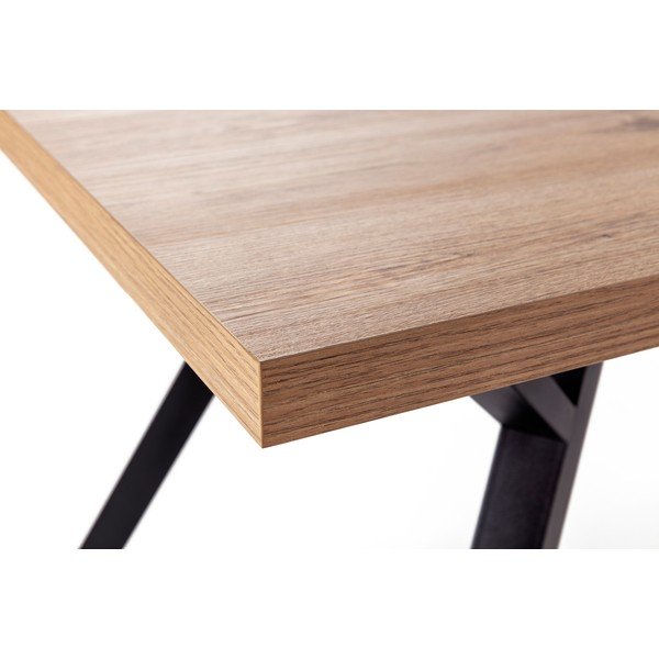 Blagovaonski stol s hrastovom pločom stola u prirodnoj boji 90x160 cm Marion – Marckeric-image-4