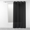 Crna prozirna zavjesa 140x280 cm Telma – douceur d'intérieur