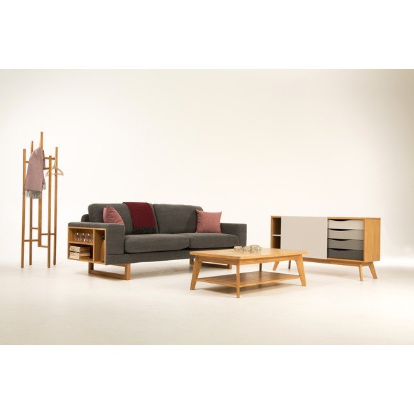 Komoda sa sivim ladicama Woodman Avon-image-1