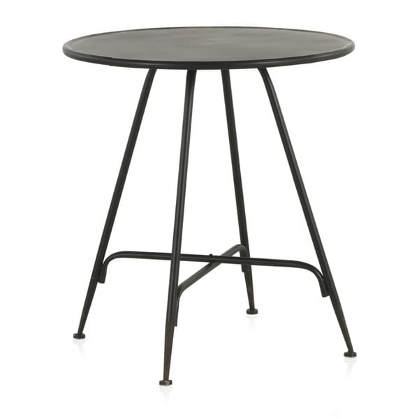 Crni metalni barski stol Geese Industrial Style, visina 75 cm