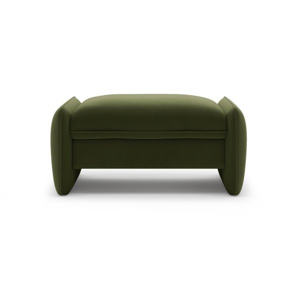 Zeleni baršunast tabure Georgia – Micadoni -image-1