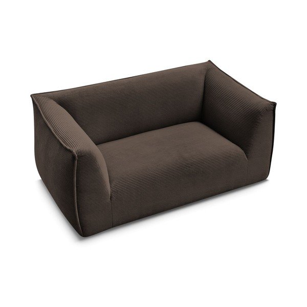 Smeđa sofa od samta 170 cm Giorgia – Bobochic Paris-image-3