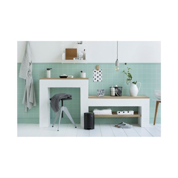 Crna kanta za otpatke s pedalom Brabantia Newicon, 3 l-image-4