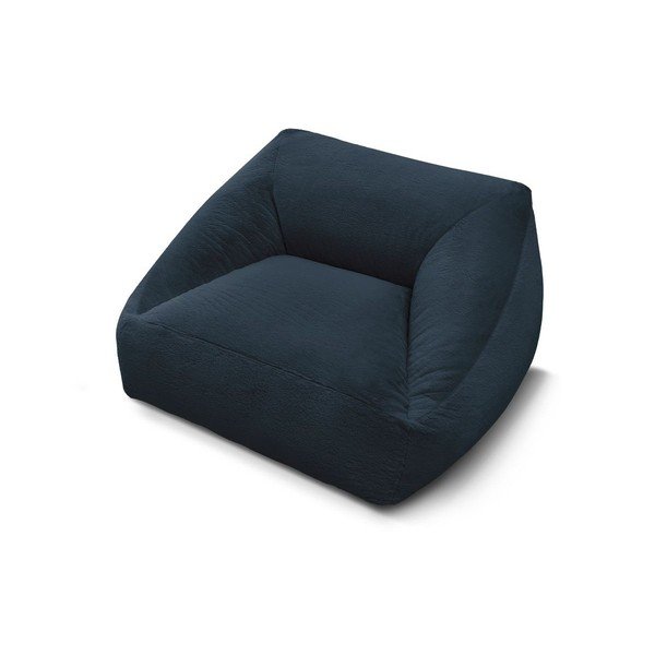 Tamno plava vreća za sjedenje od umjetnog krzna Lilibet – Bobochic Paris-image-3