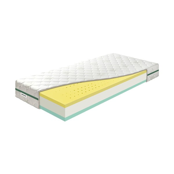 Tvrdi/srednje tvrdi dvostrani pjenasti madrac 160x200 cm BonReFresh BIO - BENAB-image-2