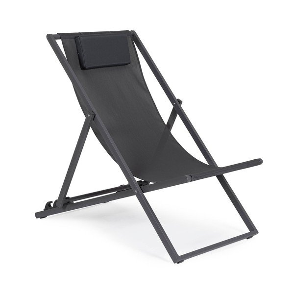 Antracitno siva metalna vrtna ležaljka Taylor – Bizzotto