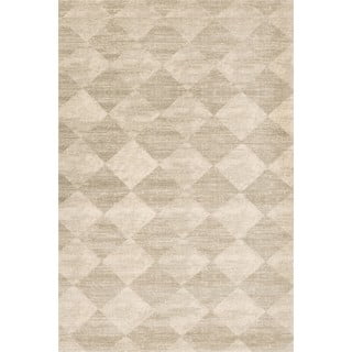Bež vunen tepih 200x300 cm Agnus Checkered – Agnella