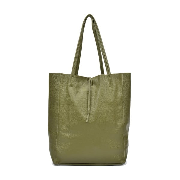Zelena kožna torbica Sofia Cardoni Easy