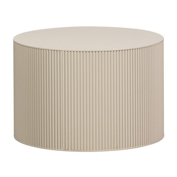 Bež okrugli stolić za kavu ø 60 cm Sanne – WOOOD