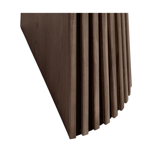 Okrugao proširiv blagovaonski stol s pločom stola u dekoru hrasta ø 120 cm Osaka – House Nordic-image-4