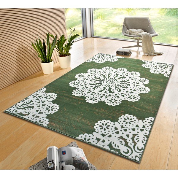 Zeleni tepih 150x80 cm Lace - Hanse Home-image-1