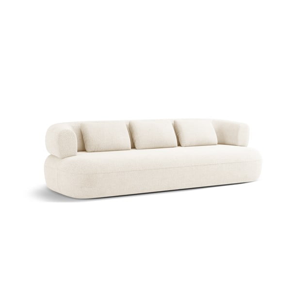 Bež sofa od bouclé tkanine 226 cm Jenny – Micadoni Home-image-2