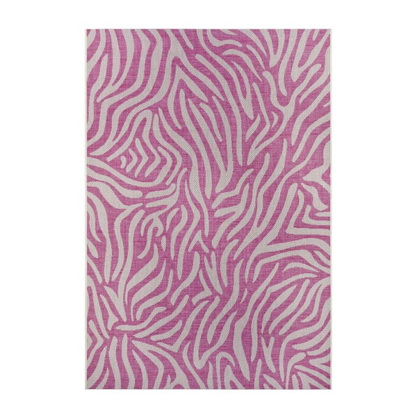 Ružičasto-bež vanjski tepih NORTHRUGS Cebra, 200 x 290 cm