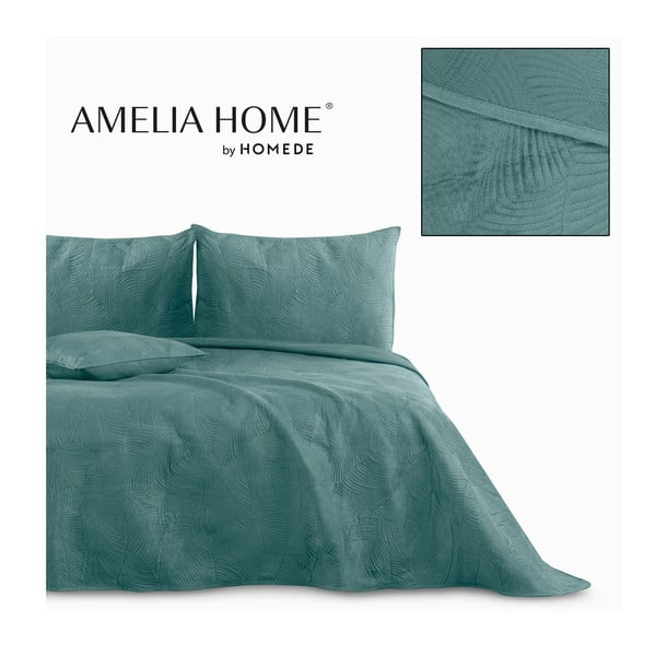 Petrolej zeleni prekrivač 240x260 cm Palsha – Restilo-image-4