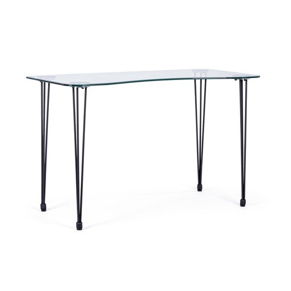 Radni stol sa staklenom pločom stola 60x120 cm Rondo – Bizzotto