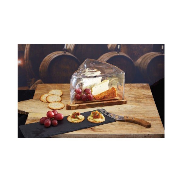 Posuda za sir s poklopcem Kitchen Craft Master Glass-image-1
