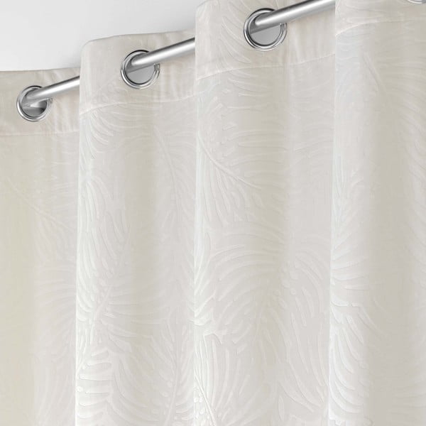 Krem zavjesa od samta 140x240 cm Analia – douceur d'intérieur-image-1