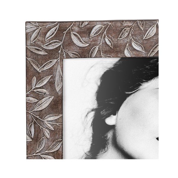 Smeđi stojeći okvir od polyresina 16x21 cm – Ixia-image-2