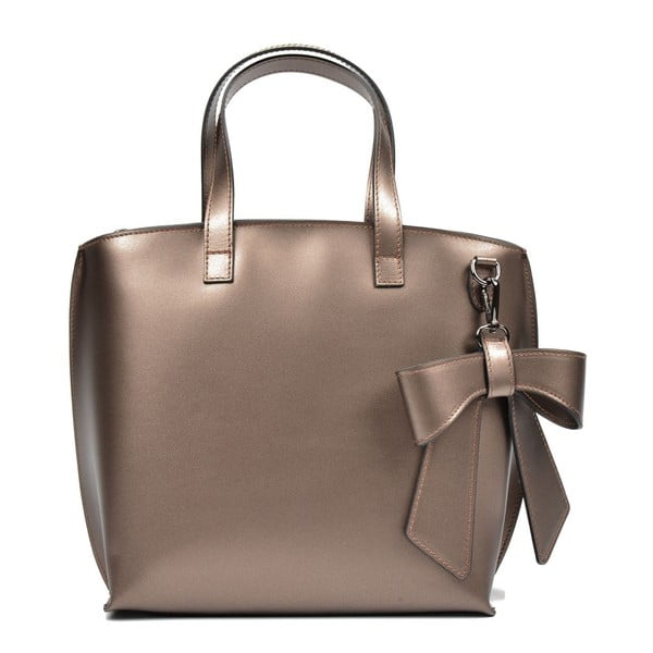 Kožna torbica s brončanim odsjajima Luisa Vannini Bella