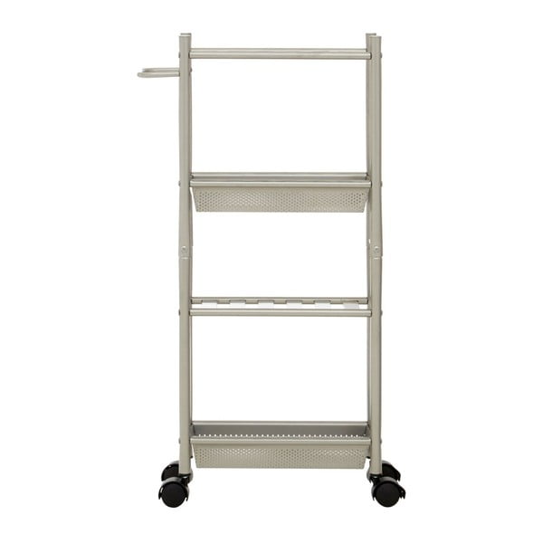 Metalna kolica za posluživanje na kotačima 16x40 cm Dara – Premier Housewares-image-2