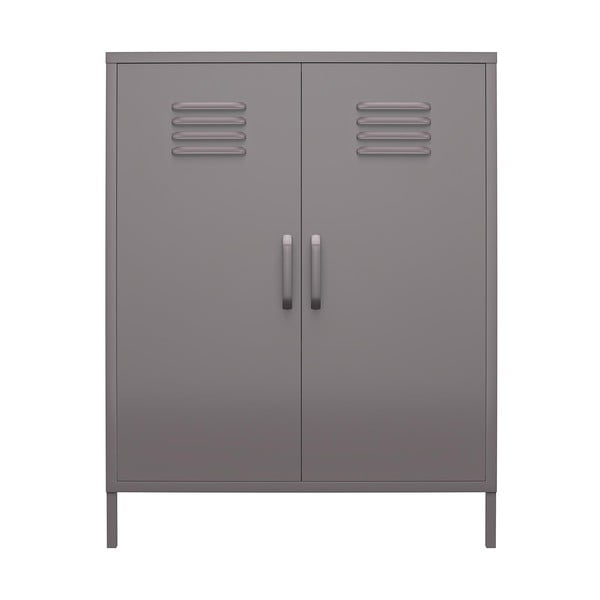 Sivi metalni ormarić 80x102 cm Bradford – Støraa
