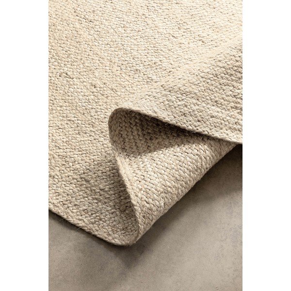 Krem obostrani/ručno rađen juten okrugao tepih ø 100 cm Braided – Hanse Home-image-4