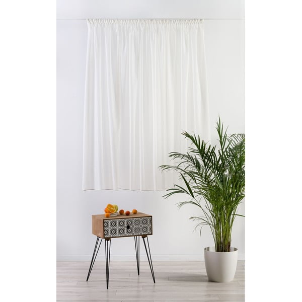 Krem prozirna zavjesa 280x160 cm Barbara – Mendola Fabrics-image-2