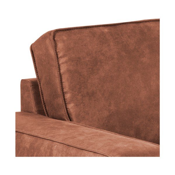 Smeđa sofa od imitacije kože Actona Jesolo, 193 cm-image-3