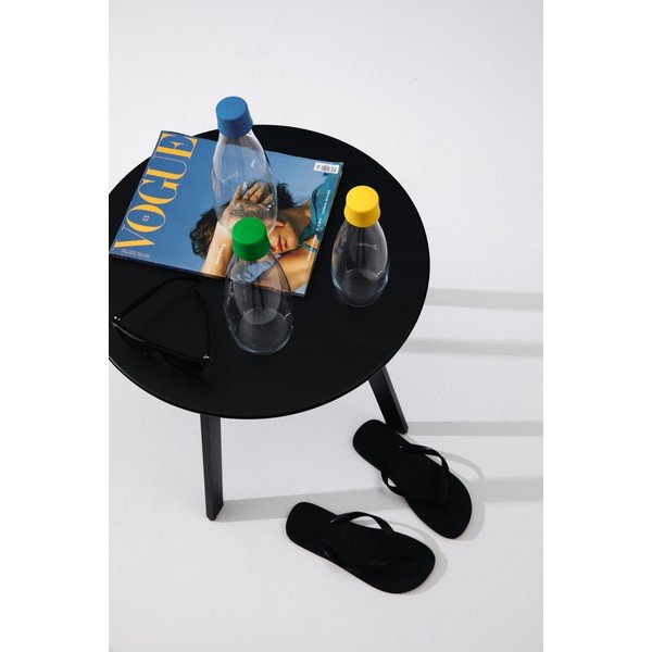 Crni vrtni stol Le Bonom Full Steel, Ø 50 cm-image-1