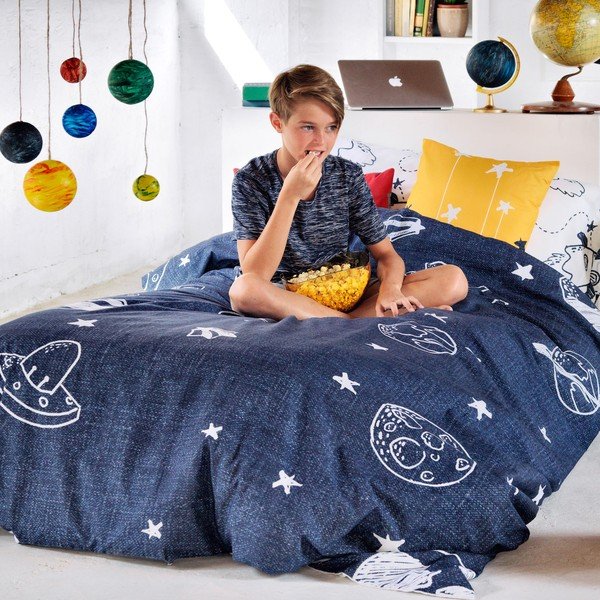 Pamučna dječja posteljina za krevet za jednu osobu 140x200 cm Starspace – Mr. Fox-image-4