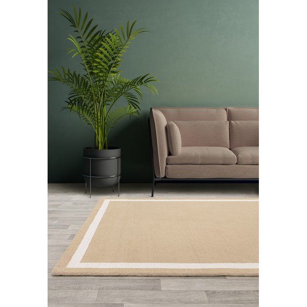Bež ručno rađen vuneni tepih 68x240 cm Albi – Asiatic Carpets-image-1