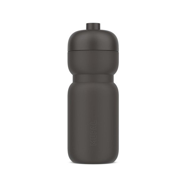 Antracitno siva plastična boca za vodu 600 ml Active – Mepal