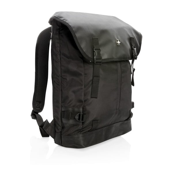 Crni ruksak za laptop 17&#39;&#39; Swiss Peak, 20 l