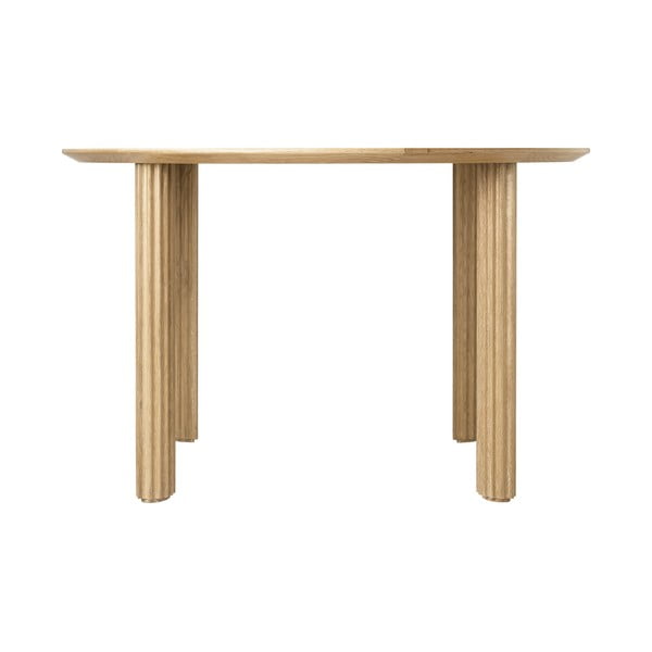 Okrugli blagovaonski stol od punog hrasta ø 120 cm Comfort Circle – UMAGE-image-3