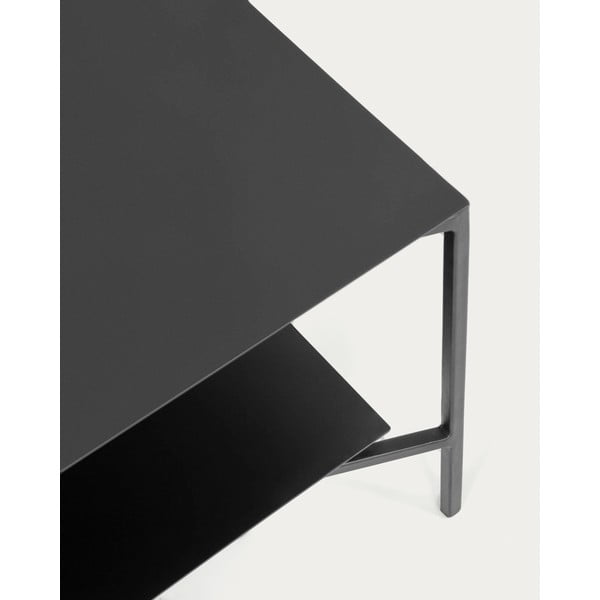 Crni željezni stolić za kavu 60x140 cm Azisi – Kave Home-image-3