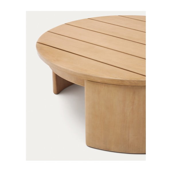 Okrugli vrtni stol od masivnog eukaliptusa ø 90 cm Xoriguer – Kave Home-image-2