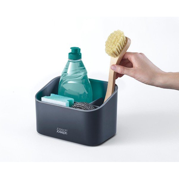 Tamno sivi plastičan držač za deterdžente SinkStore – Joseph Joseph-image-4