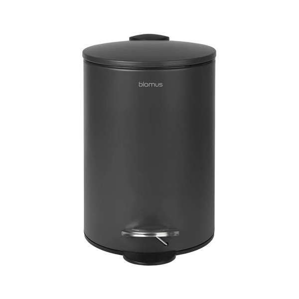 Antracitno siva željezna kanta za smeće s pedalom 3 l Tubo – Blomus