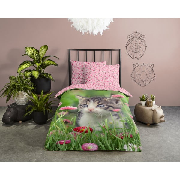 Pamučna dječja posteljina za krevet 140x200 cm - Good Morning-image-1