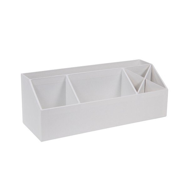 Bijeli stolni organizator za Bigso pomagala za pisanje, 33,5 x 12,5 cm-image-1